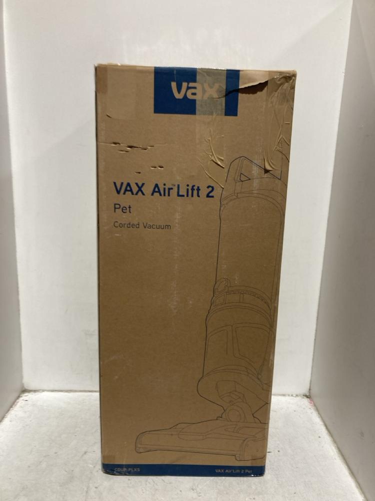 Lot 1555  
            Chesterfield SR45 - Parcel Delivery Only 

                
VAX AIR LIFT 2 VACUUM CLEANER CDUP-PLXS (LOCATION: B10)