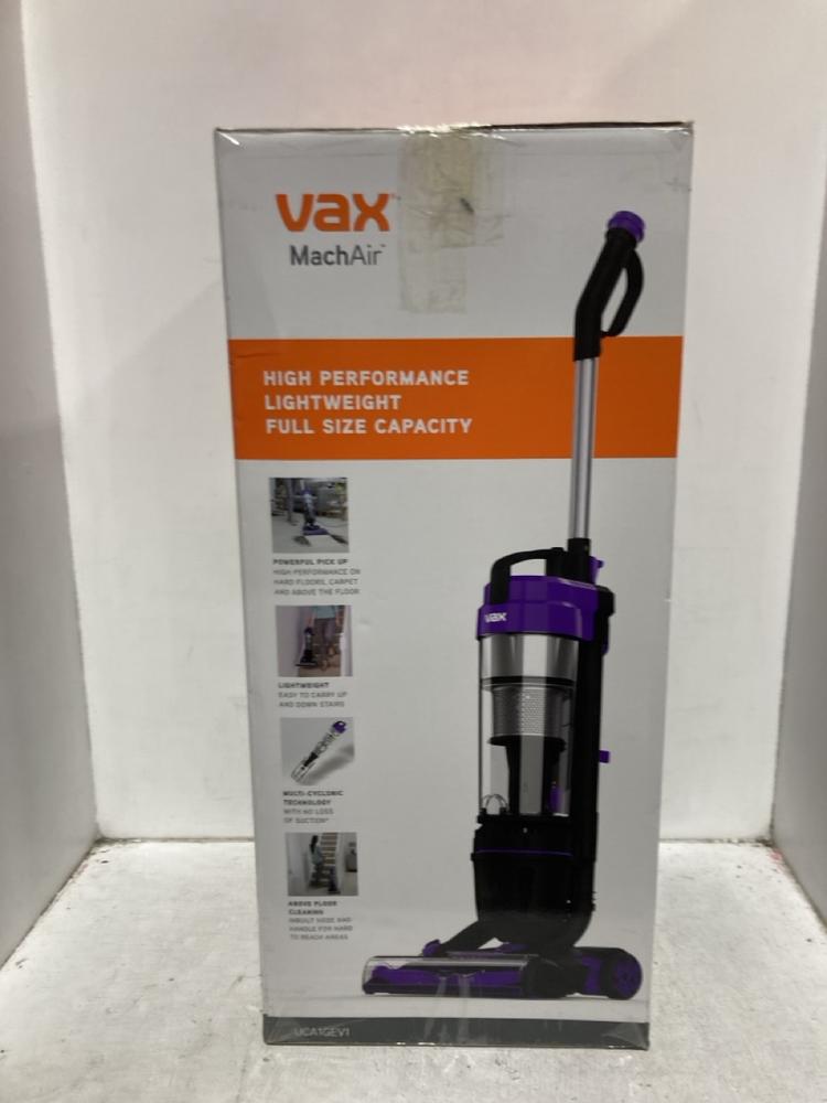 Lot 1557  
            Chesterfield SR45 - Parcel Delivery Only 

                
VAX MACH AIR UPRIGHT VACUUM CLEANER (LOCATION: B10)