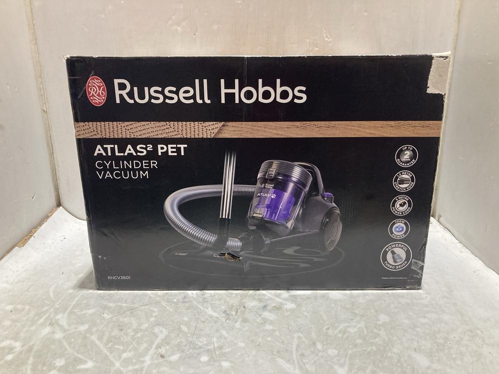 Lot 1571  
            Chesterfield SR45 - Parcel Delivery Only 

                
RUSSELL HOBBS ATLAS 2 PET CYLINDER VACUUM CLEANER (LOCATION: A3)