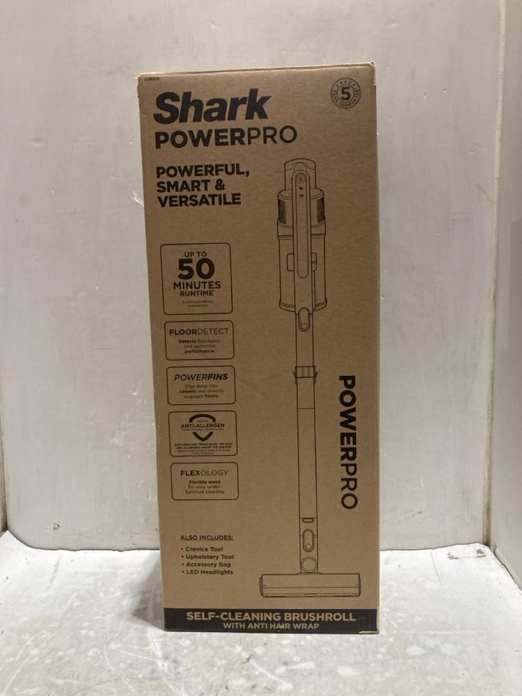 Lot 1574  
            Chesterfield SR45 - Parcel Delivery Only 

                
SHARK POWER PRO STICK CORDLESS VACUUM CLEANER ORIGINAL RRP £249 (LOCATION: A3)