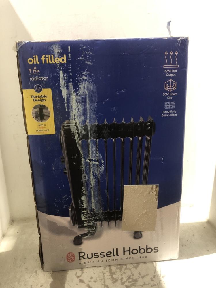 Lot 1607  
            Chesterfield SR45 - Parcel Delivery Only 

                
RUSSELL HOBBS 9 FIN OIL FILLE RADIATOR (LOCATION: A4)