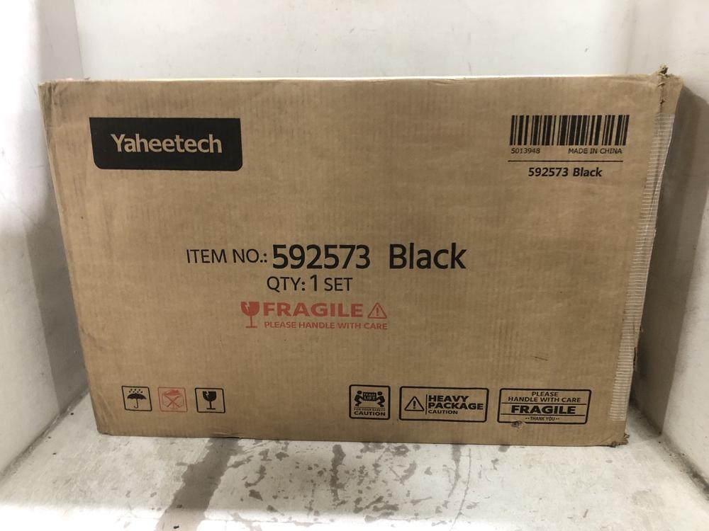 Lot 177  
            Chesterfield SR45 - Parcel Delivery Only 

                
YAHEETECH BLACK 592573 BEDSIDE TABLE (LOCATION: F4)