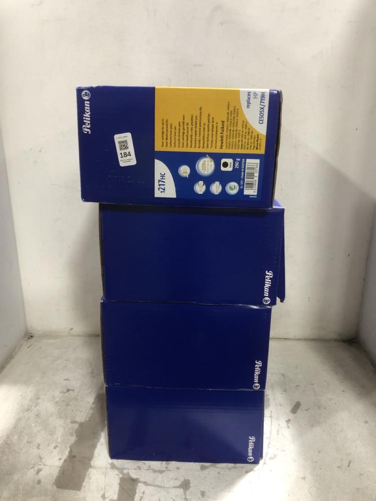 Lot 184  
            Chesterfield SR45 - Parcel Delivery Only 

                
4X PLIKAN 1217HC REPLACES HP CE505X/719H (LOCATION: F4)