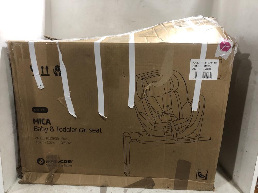 Lot 187  
            Chesterfield SR45 - Parcel Delivery Only 

                
MAXI.COSI MICA BABY & TODDLER CAR SEAT (LOCATION: F4)