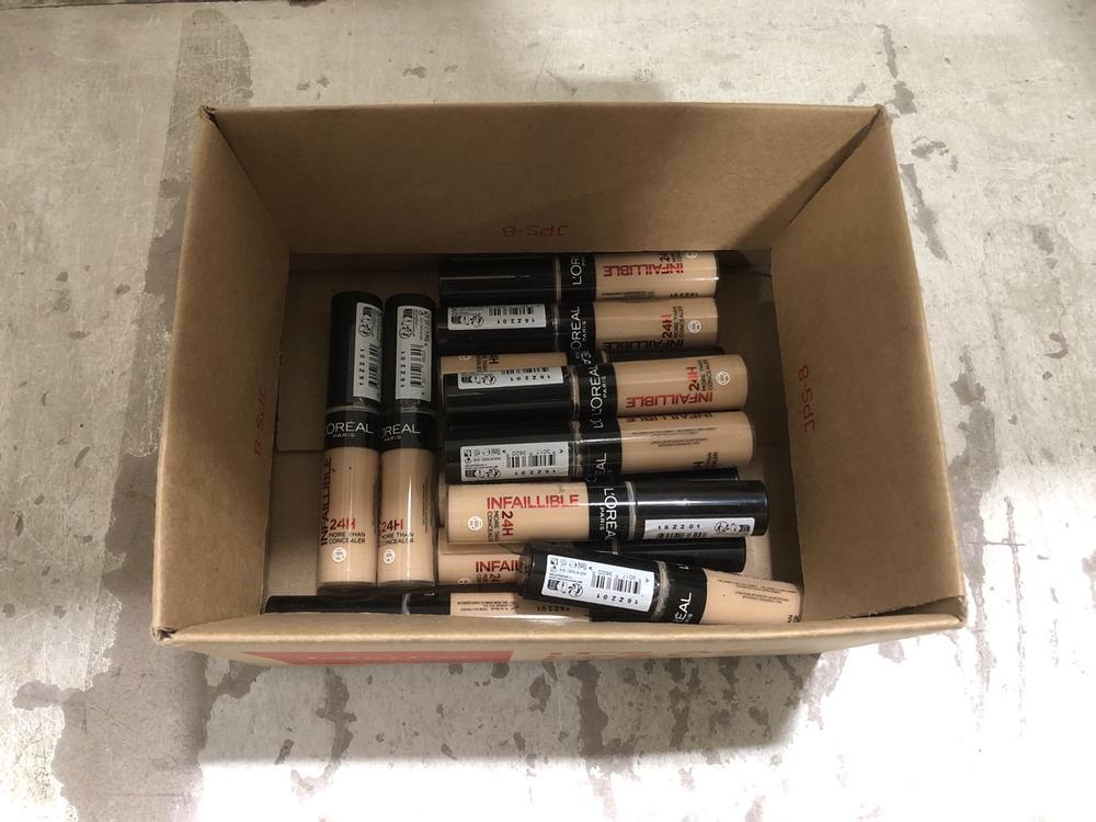 Lot 305  
            Chesterfield SR45 - Parcel Delivery Only 

                
12X LOREAL PARIS INFAILLIBLE 24H MORE THAN CONCEALER 11ML ORIGINAL RRP £132 (LOCA...