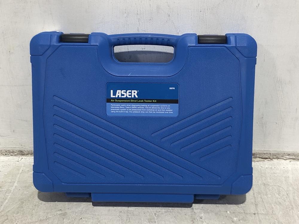 Lot 33  
            Chesterfield SR45 - Parcel Delivery Only 

                
LASER AIR SUSPENSION STRUT LEAK TESTER KIT ORIGINAL RRP £135 (LOCATION: B1)