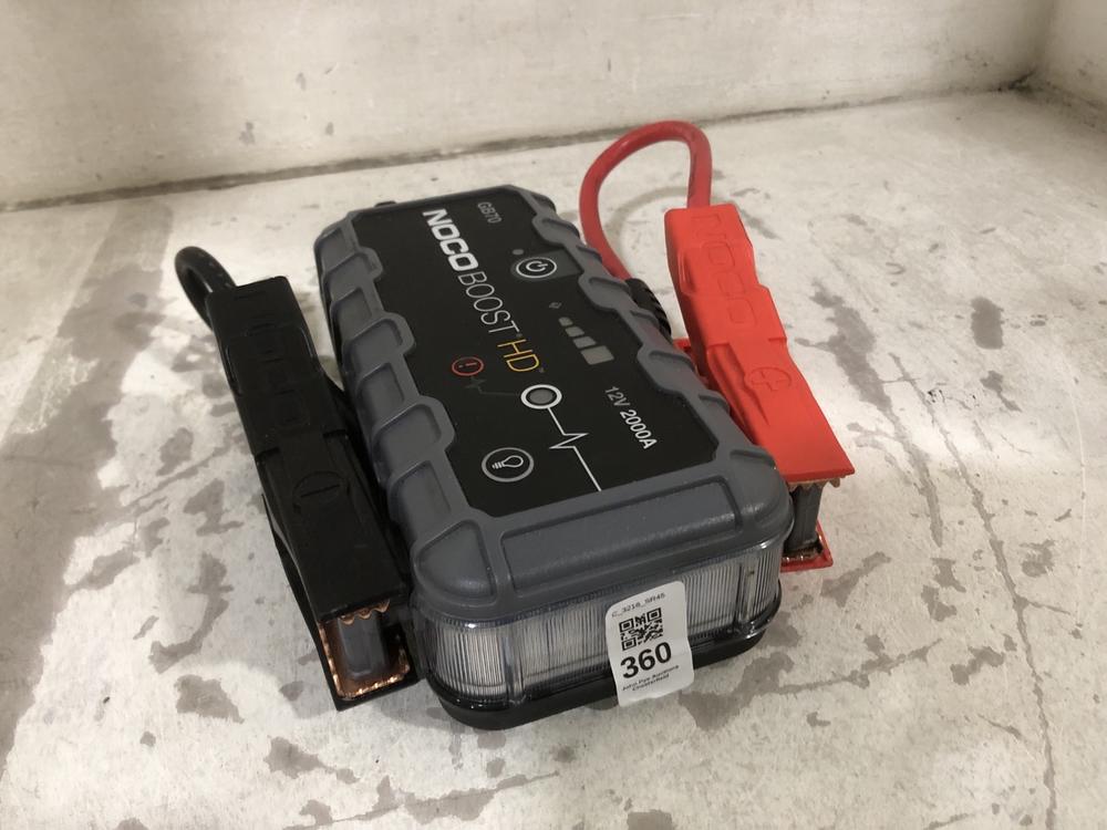 Lot 360  
            Chesterfield SR45 - Parcel Delivery Only 

                
NOCO BOOST GB70 JUMP STARTER ORIGINAL RRP £209 (LOCATION: F7)