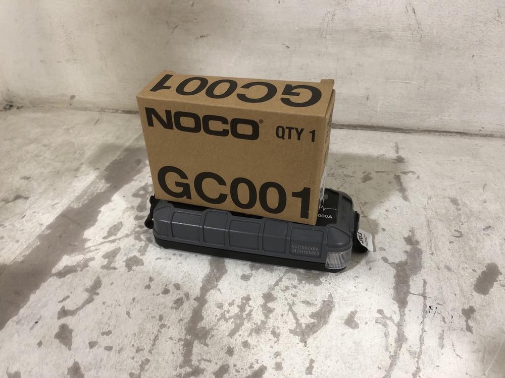 Lot 361  
            Chesterfield SR45 - Parcel Delivery Only 

                
NOCO BOOST GB40 LITHIUM JUMP STARTER TO INCLUDE NOCO X CONNECT CLAMP CONNECTORS G...