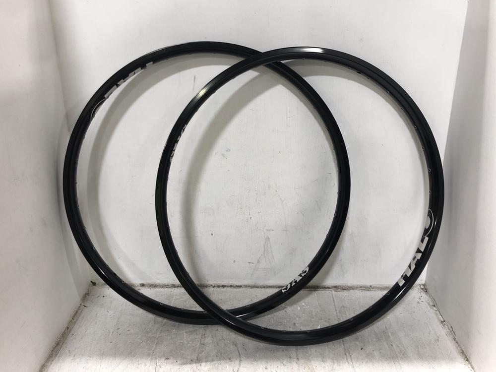 Lot 381  
            Chesterfield SR45 - Parcel Delivery Only 

                
2X BLACK HALO SAS RIMS ORIGINAL RRP £100 (LOCATION: F8)