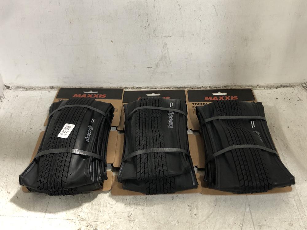 Lot 427  
            Chesterfield SR45 - Parcel Delivery Only 

                
3X MAXXIS TORCH 29 X 2.10 (LOCATION: F9)
