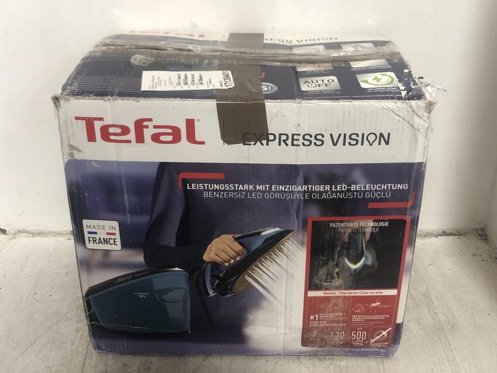 Lot 483  
            Chesterfield SR45 - Parcel Delivery Only 

                
TEFAL STEAM IRON WITH GENERATOR BLACK/BLUE (LOCATION: E1)