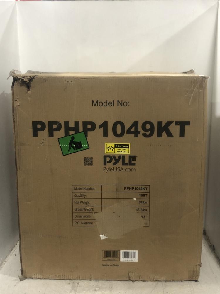Lot 491  
            Chesterfield SR45 - Parcel Delivery Only 

                
PYLE PPHP1049KT 1000W PA SYSTEM ORIGINAL RRP £175 (LOCATION: E1)