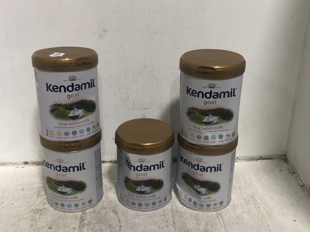 Lot 567  
            Chesterfield SR45 - Parcel Delivery Only 

                
5X KENDAMIL GOLD FIRST INFANT MILK BBE 06/2027 (LOCATION: E3)