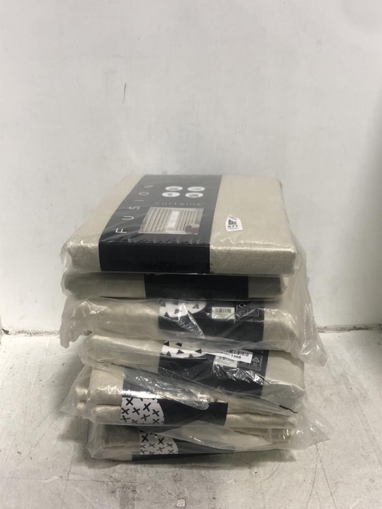 Lot 577  
            Chesterfield SR45 - Parcel Delivery Only 

                
8X FUSION CURTAINS DIM OUT EYELET CURTAINS 168 X 137CM 66" X 54" (LOCATION: E3)
