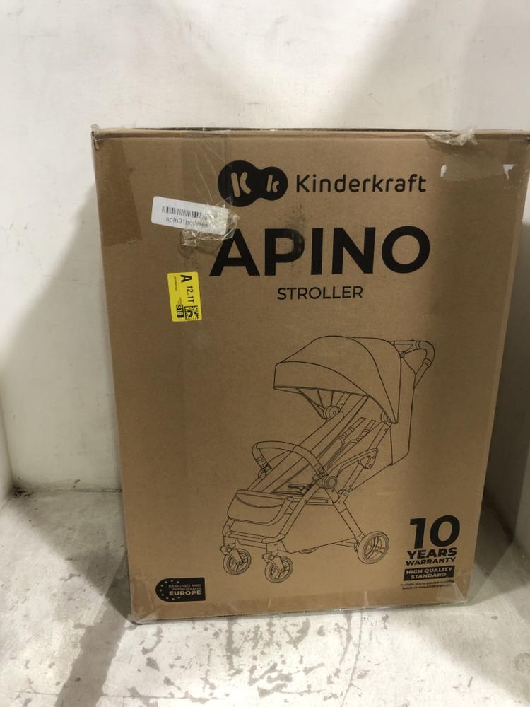 Lot 586  
            Chesterfield SR45 - Parcel Delivery Only 

                
KINDERKRAFT APINO STROLLER (LOCATION: E4)