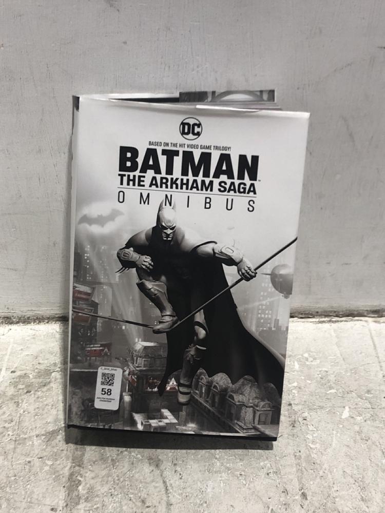 Lot 58  
            Chesterfield SR45 - Parcel Delivery Only 

                
DC BATMAN BOOK THE ARKHAM SAGA OMNIBUS(LOCATION: B2)