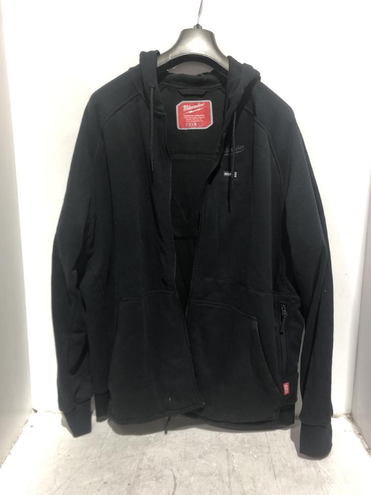 Lot 5  
            Chesterfield SR45 - Parcel Delivery Only 

                
MILWAUKEE BLACK HEATED HOODIE UK SIZE M ORIGINAL RRP £129 (LOCATION: B1)