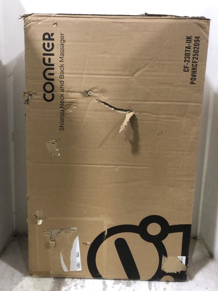 Lot 628  
            Chesterfield SR45 - Parcel Delivery Only 

                
COMFIER SHIATSU NECK AND BAVCK MASSAGER (LOCATION: E5)