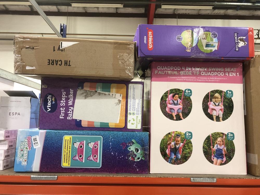 Lot 631  
            Chesterfield SR45 - Parcel Delivery Only 

                
5X VTECH BABY FIRST STEPS BABY WALKER (LOCATION: E6)