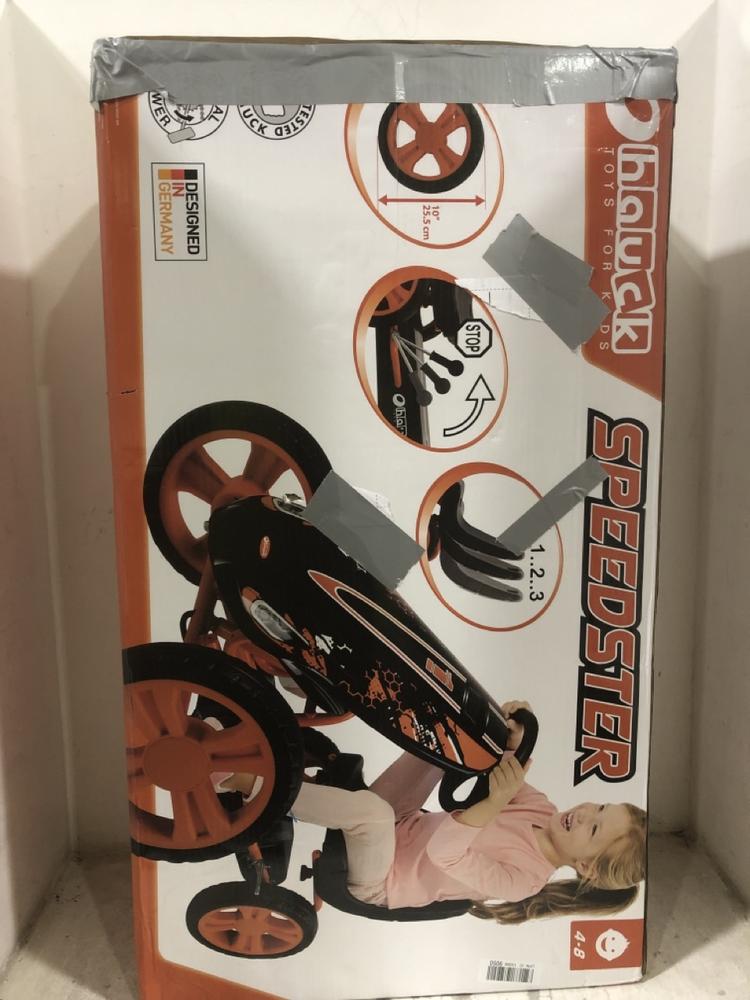 Lot 648  
            Chesterfield SR45 - Parcel Delivery Only 

                
HAUCK SPEEDSTER GO KART (LOCATION: E6)