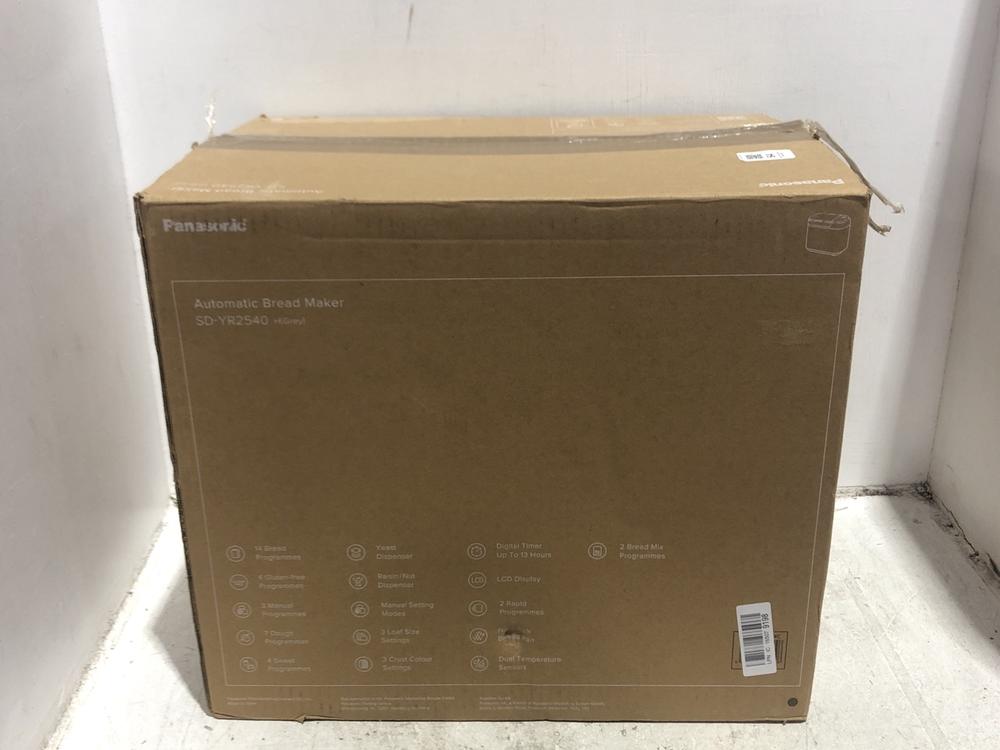 Lot 64  
            Chesterfield SR45 - Parcel Delivery Only 

                
PANASONIC BREAD MAKER SD-YR2540 ORIGINAL RRP £238 (LOCATION: B2)
