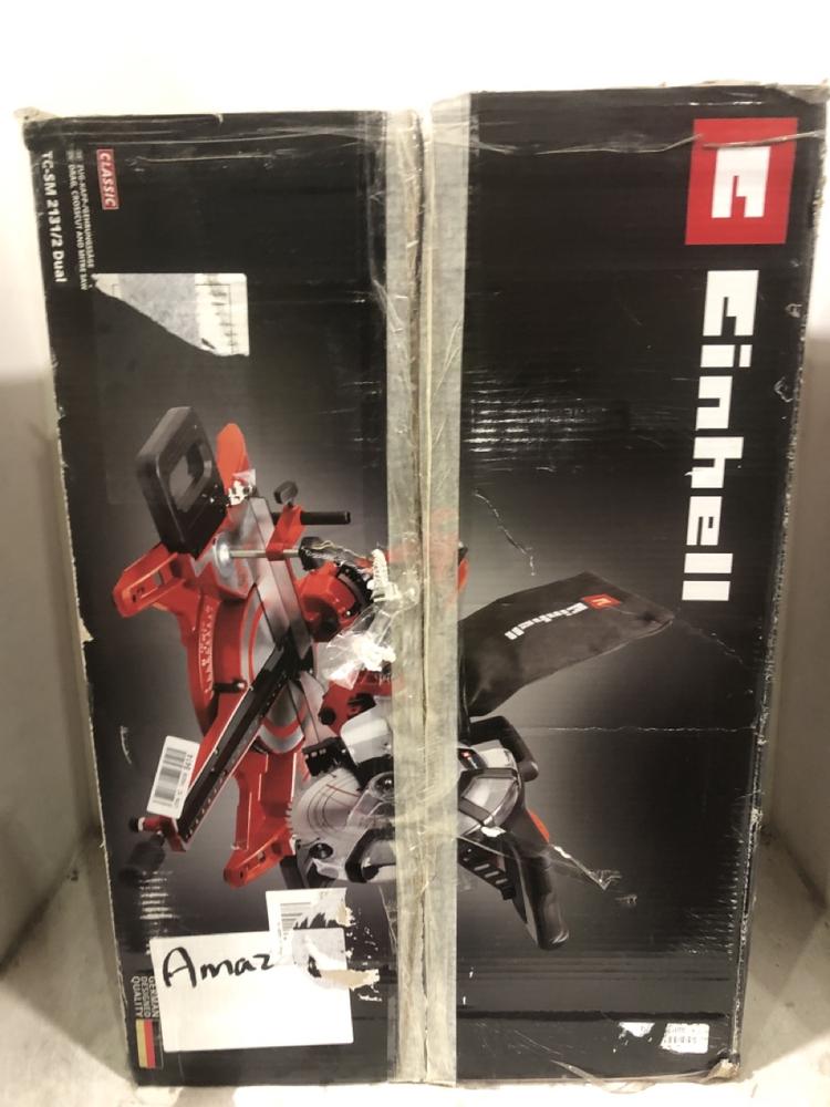 Lot 656  
            Chesterfield SR45 - Parcel Delivery Only 

                
EINHELL CLASSIC DRAG, CROSS CUT AND MITRE SAW (LOCATION: E6)