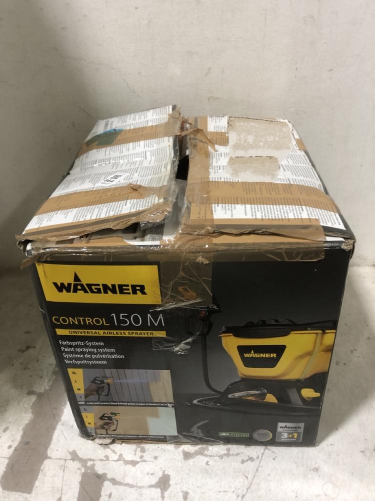 Lot 664  
            Chesterfield SR45 - Parcel Delivery Only 

                
WAGNER CONTROL 150M UNIVERSAL AIRLESS SPRAYER (LOCATION: E7)