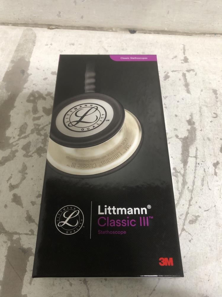 Lot 682  
            Chesterfield SR45 - Parcel Delivery Only 

                
LITTMANN CLASSIC III STETHOSCOPE (LOCATION: E8)