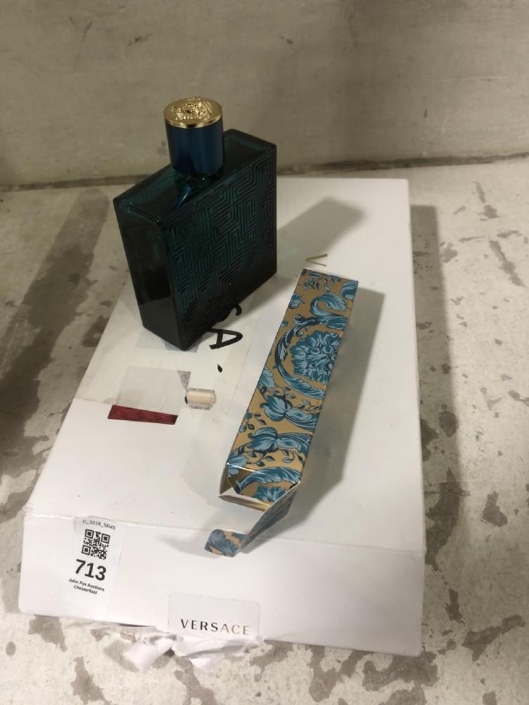 Lot 713  
            Chesterfield SR45 - Parcel Delivery Only 

                
3X ASSORTED BEAUTY ITEMS TO ICLUDE VERSACE EROS 100ML 3.4 FL OZ (LOCATION: E9)