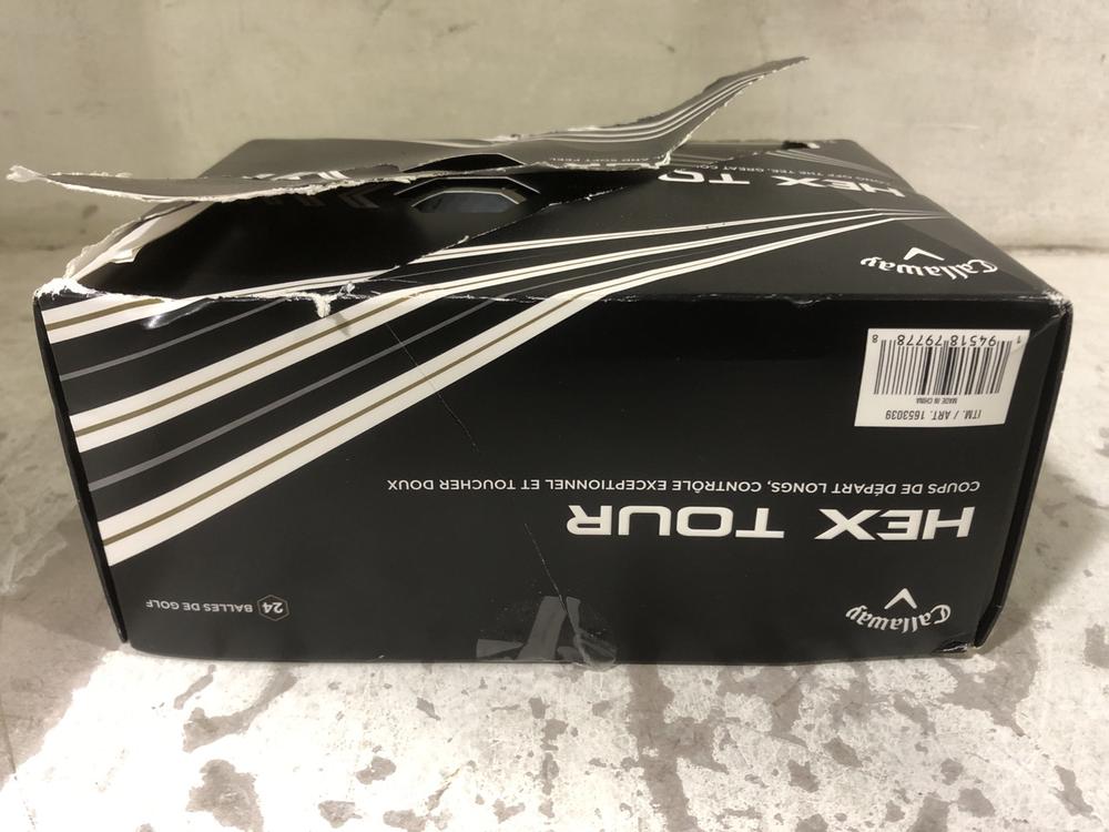 Lot 716  
            Chesterfield SR45 - Parcel Delivery Only 

                
CALLAWAY FLEX TOUR 24 GOLF BALLS (LOCATION: E9)