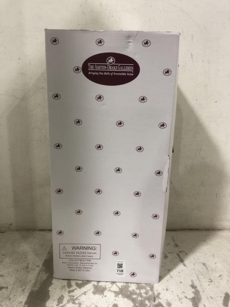 Lot 718  
            Chesterfield SR45 - Parcel Delivery Only 

                
THE ASHTON-DRAKE GALLERIES BRINGING YOU THE DOLLS OF IRRESITABLE VALUE (LOCATION:...