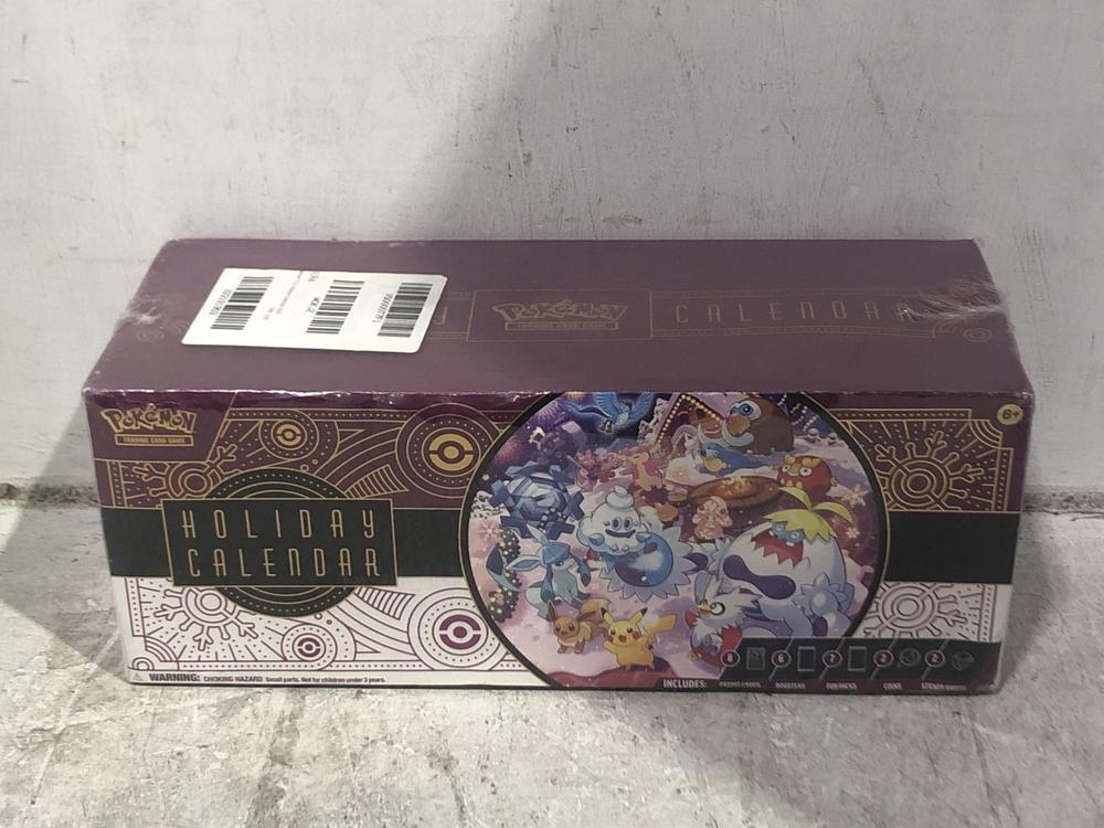 Lot 823  
            Chesterfield SR45 - Parcel Delivery Only 

                
POKEMON HOLIDAY CALENDAR 2025 (LOCATION: D1)