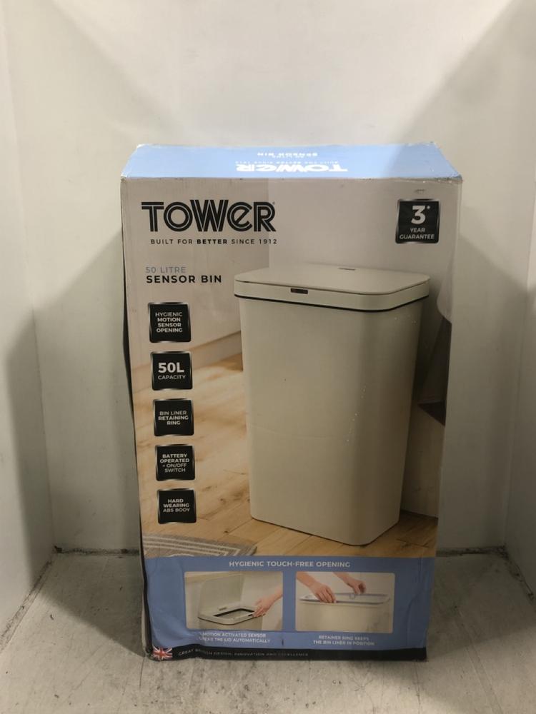 Lot 830  
            Chesterfield SR45 - Parcel Delivery Only 

                
TOWER 50 LITRE SENSOR BIN (LOCATION: D2)