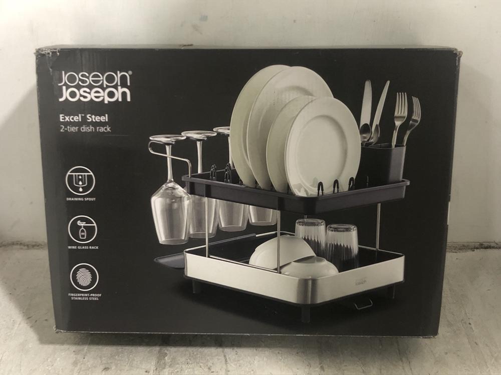 Lot 832  
            Chesterfield SR45 - Parcel Delivery Only 

                
JOSEPH JOSEPH EXCEL STEEL 2-TIER DISH RACK (LOCATION: D2)