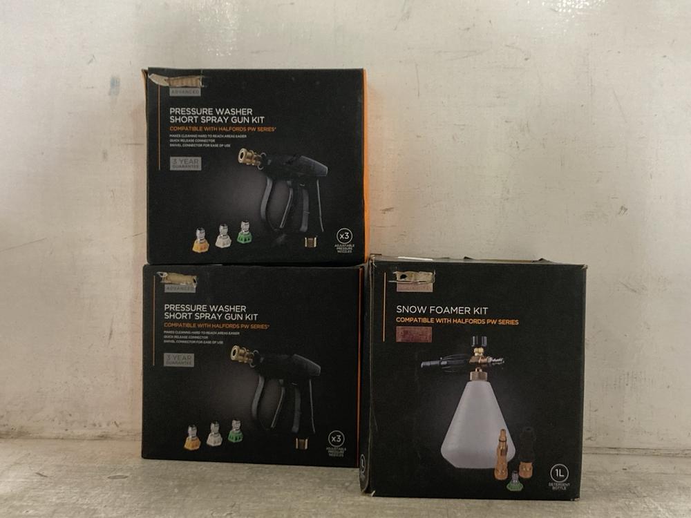 Lot 845  
            Chesterfield SR45 - Parcel Delivery Only 

                
3X ASSORTED ITEMS TO INCLUDE PRESSURE WASHER SHORT SRAY GUN (LOCATION: D2)