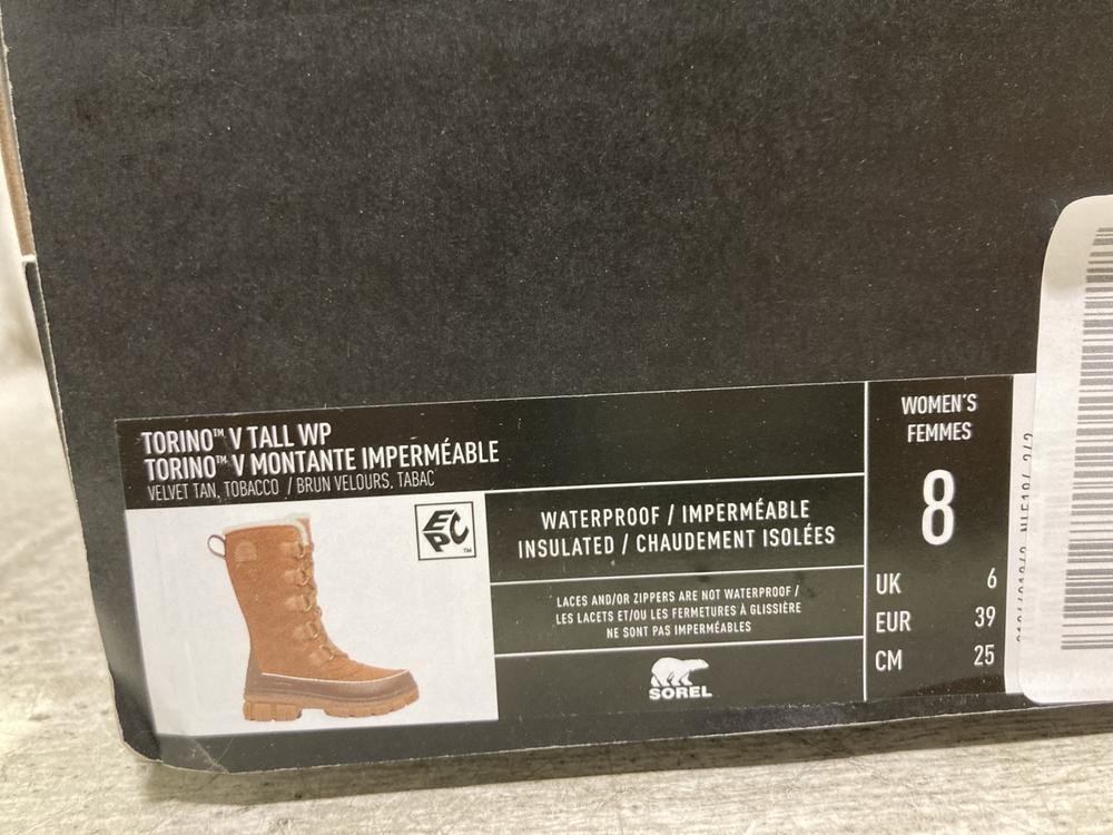 Lot 892  
            Chesterfield SR45 - Parcel Delivery Only 

                
SOREL TORINO V TALL WP WOMENS UK SIZE 6 (LOCATION: D4)