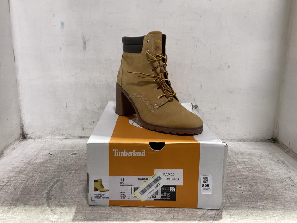 Lot 896  
            Chesterfield SR45 - Parcel Delivery Only 

                
TIMBERLAND ALLINGTON 6 IN BOOT WHEAT NUBUCK WOMENS 11 (LOCATION: D4)