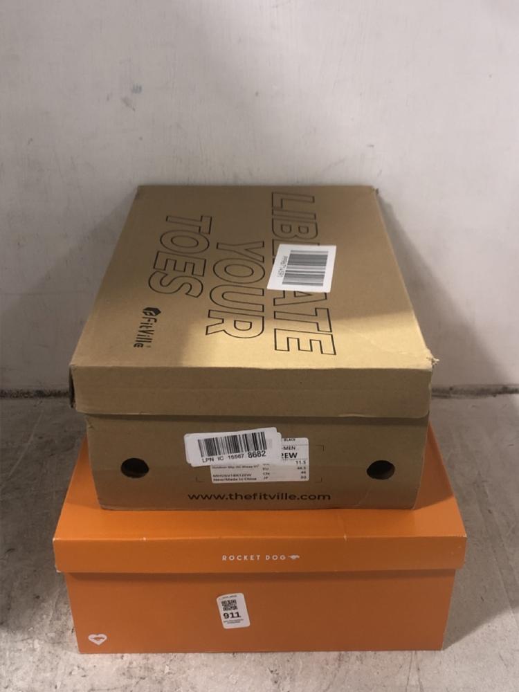 Lot 911  
            Chesterfield SR45 - Parcel Delivery Only 

                
FITVILLE MENS EXPLORER OUTDOOR SLIP ON SHOES V1 UK 11.5 TO INCLUDE ROCKET DOG SUG...