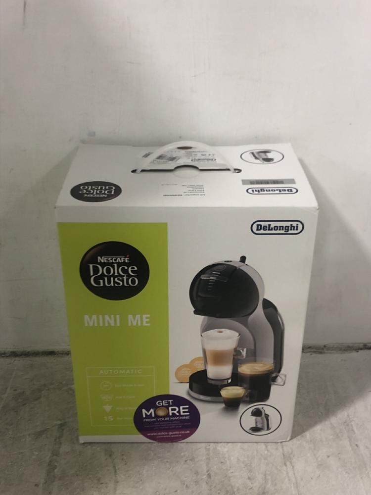 Lot 914  
            Chesterfield SR45 - Parcel Delivery Only 

                
DELONGHI NESCAFE DOLCE GUSTO COFFEE MACHINE (LOCATION: D5)