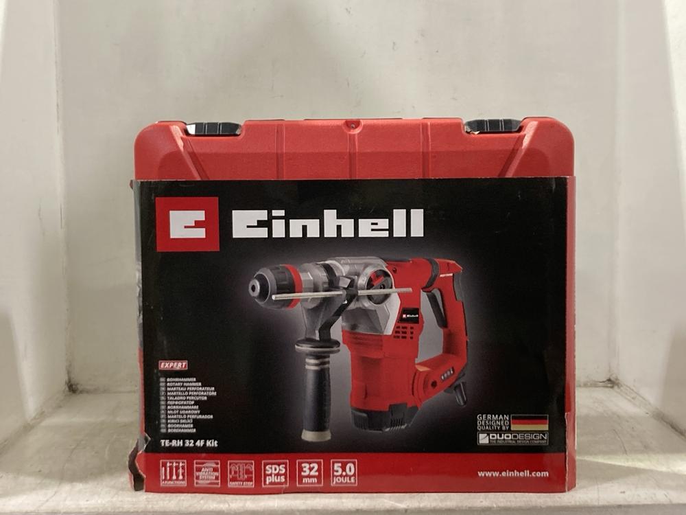 Lot 987  
            Chesterfield SR45 - Parcel Delivery Only 

                
EINHELL EXPERT ROTARY HAMMER ORIGINAL RRP £169 (LOCATION: D7)