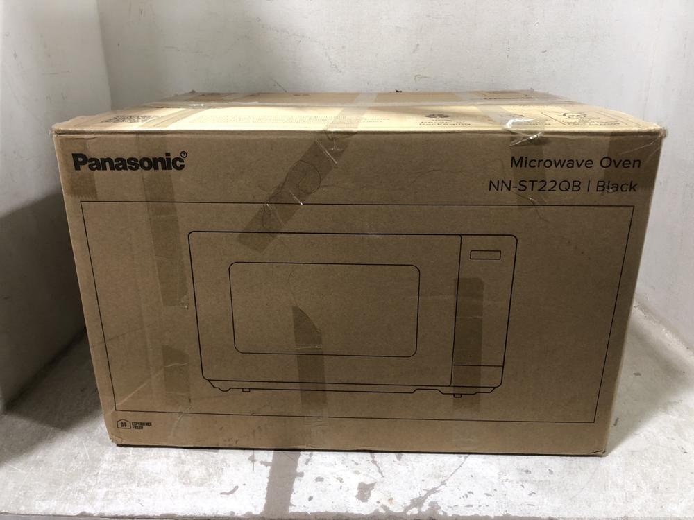 Lot 999  
            Chesterfield SR45 - Parcel Delivery Only 

                
PANASONIC MICROWAVE OVEN NN-ST22QB BLACK (LOCATION: D8)