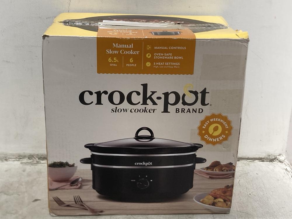 Lot 1104  
            Chesterfield SR44 - Parcel Delivery Only 

                
CROCK POT SLOW COOKER 6.5L (LOCATION: C1)