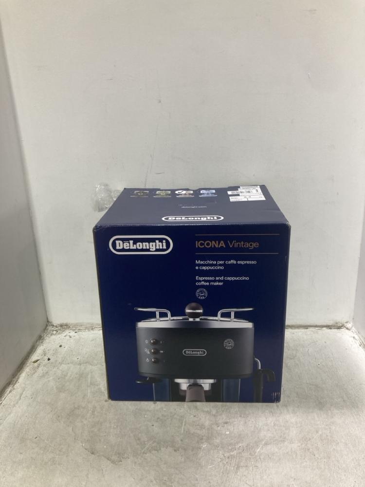 Lot 1105  
            Chesterfield SR44 - Parcel Delivery Only 

                
DELONGHI ICONA VINTAGE COFFEE MACHINE (LOCATION: C1)