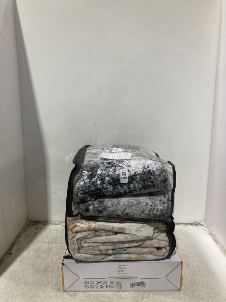 Lot 1109  
            Chesterfield SR44 - Parcel Delivery Only 

                
3 X ASSORTED ITEMS TO INCLUDE COZYTEK ELECTRIC BLANKET SIZE DOUBLE (LOCATION: C1)