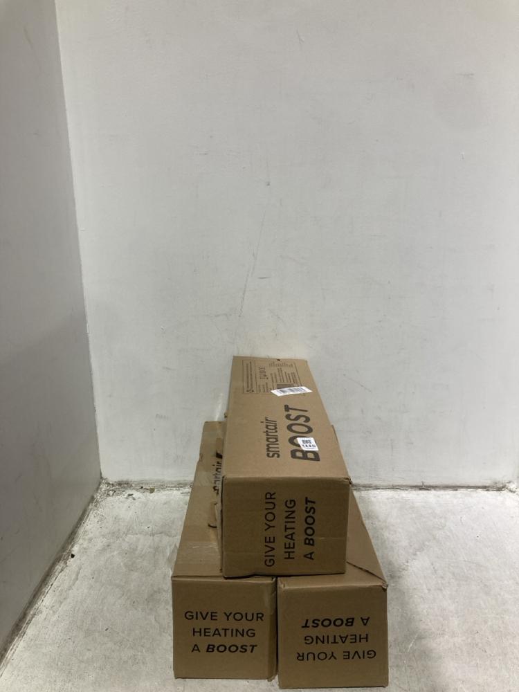 Lot 1115  
            Chesterfield SR44 - Parcel Delivery Only 

                
3 X SMARTAIR BOOST HEATER (LOCATION: C1)