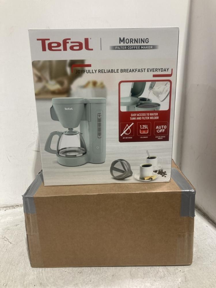 Lot 1179  
            Chesterfield SR44 - Parcel Delivery Only 

                
TEFAL MORNING FILTER COFFEE MACHINE TO INCLUDE DELONGHI NESPRESSO COFFEE MACHINE ...