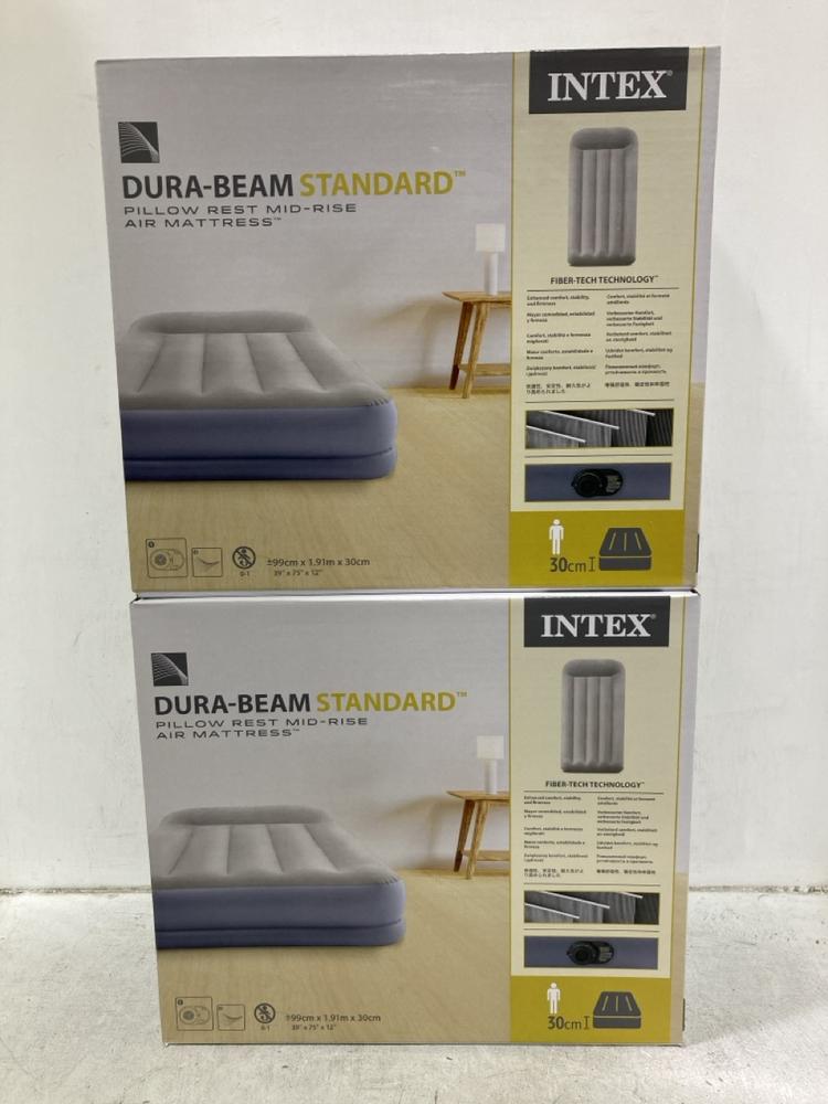 Lot 1193  
            Chesterfield SR44 - Parcel Delivery Only 

                
2 X INTEX DURA-BEAM STANDARD AIR MATTRESS IN GREY SINGLE (LOCATION: C5)
