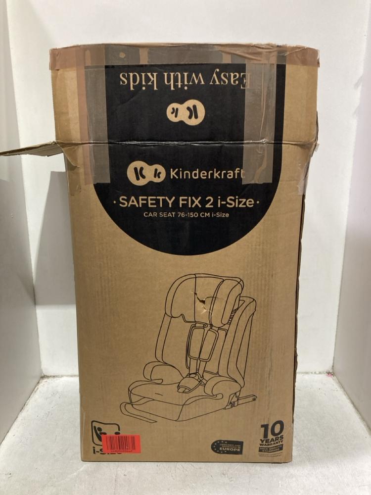 Lot 1194  
            Chesterfield SR44 - Parcel Delivery Only 

                
KINDERKRAFT SAFETY FIX 2 I-SIZE CHILD CAR SEAT IN GREY (LOCATION: C5)