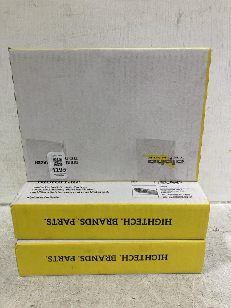 Lot 1199  
            Chesterfield SR44 - Parcel Delivery Only 

                
3 X ALPHA TECHNIK MALAGUTI PHANTOM F12 50CC LC DD 2004 - 2007 RESTRICTOR KITS (LO...