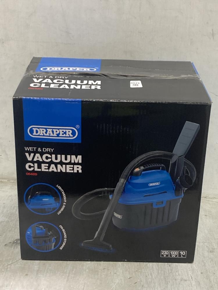 Lot 1210  
            Chesterfield SR44 - Parcel Delivery Only 

                
DRAPER WET AND DRY VACUUM CLEANER 06489 (LOCATION: C6)